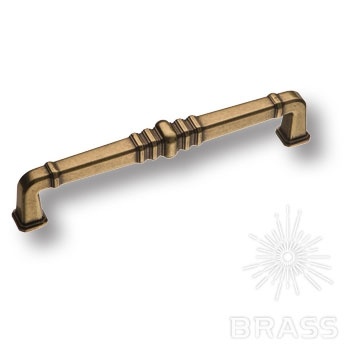 Brass Ручка скоба KT 012.160.12 античная бронза 160 мм фото 1