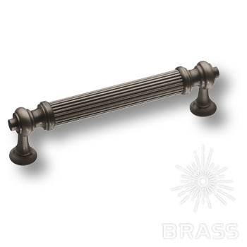 Brass Ручка скоба 2512-015-96 латунь старое серебро 96 мм фото 1