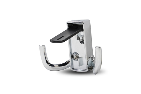 Крючок мебельный двухрожковый RZ397Z.002CP.BL хром-черный фото 2