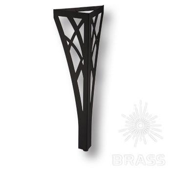 Brass Опора мебельная резная KSA-2005-0410-B13 черный 410 мм фото 1