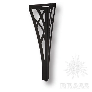 Brass Опора мебельная резная KSA-2005-0410-B13 черный 410 мм фото 1