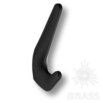 Brass Крючок мебельный двухрожковый 7113 010MP24 чёрный фото 1