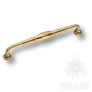 Brass Ручка скоба 4477 0192 GL глянцевое золото 192 мм фото 1