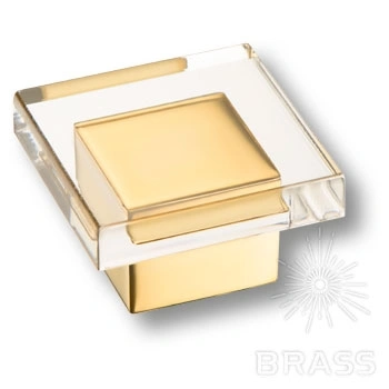 Brass Ручка кнопка эксклюзивная коллекция 15.383.40.19 глянцевое золото фото 1