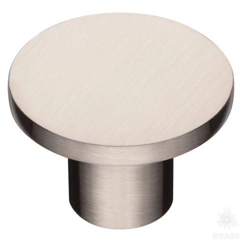 alt="Купить Ручка кнопка 34-Inox никель Brass мебельная фурнитура оптом и в розницу"