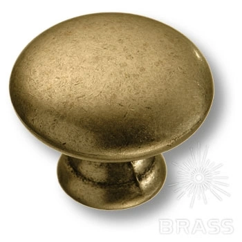 Brass Ручка кнопка 15.324.30.12 античная бронза  фото 1