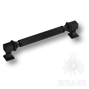 Brass Ручка скоба BU 015.160.09SQ черный 160 мм фото 1