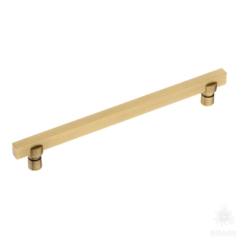 Brass Ручка скоба 2557-013-160 латунь состаренная латунь 160 мм фото 1