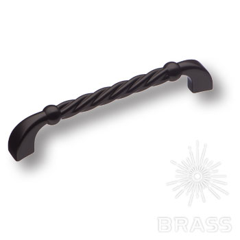 Brass Ручка скоба 7581-810 черный 128 мм фото 1