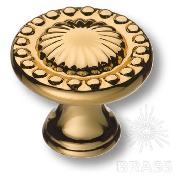 Brass Ручка кнопка 4456 0008 GL глянцевое золото фото 1