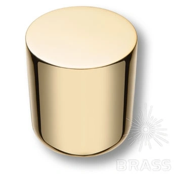 Brass Ручка кнопка 8161-100 глянцевое золото фото 1
