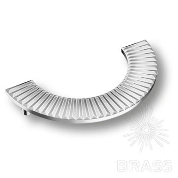Brass Ручка скоба 1193 128MP02 глянцевый хром 128 мм фото 1