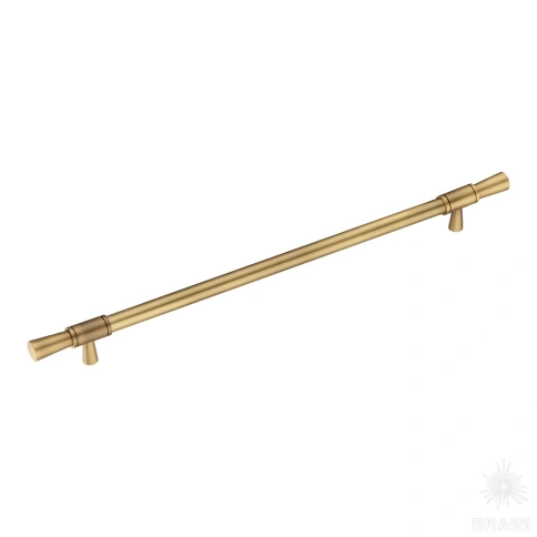 Brass Ручка скоба 2553-013-320 латунь состаренная латунь 320 мм фото 1
