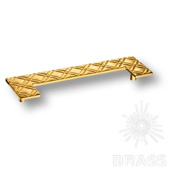 Brass Ручка скоба 1201 192MP11 глянцевое золото 192 мм фото 1