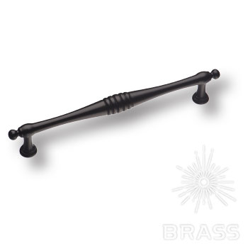 Brass Ручка скоба BU 004.160.09 черный 160 мм фото 1
