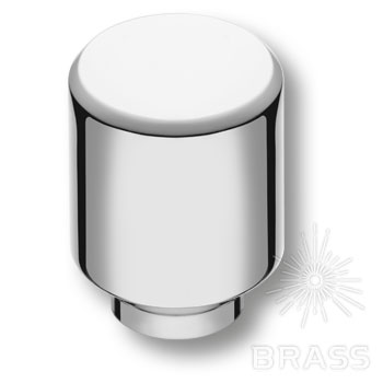 Brass Ручка кнопка 4237 001MP02 глянцевый хром фото 1
