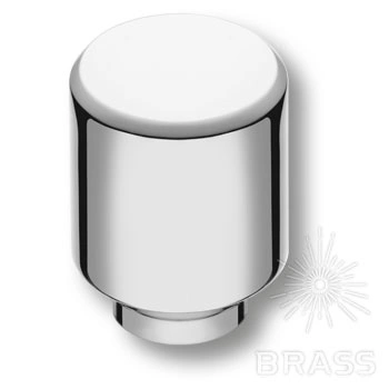 Brass Ручка кнопка 4237 001MP02 глянцевый хром фото 1