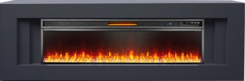 Каминокомплект Line 60 - Серый графит с очагом Vision 60 LED фото 2