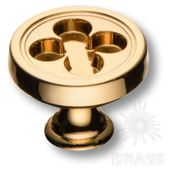 Brass Ручка кнопка 15.312.30.19 глянцевое золото фото 1