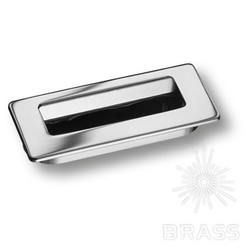 Brass Ручка врезная 3703-400 глянцевый хром фото 1