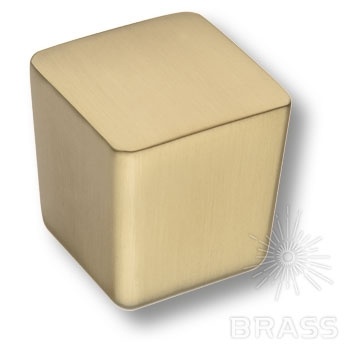 Brass Ручка кнопка 8151-020 матовая латунь фото 1