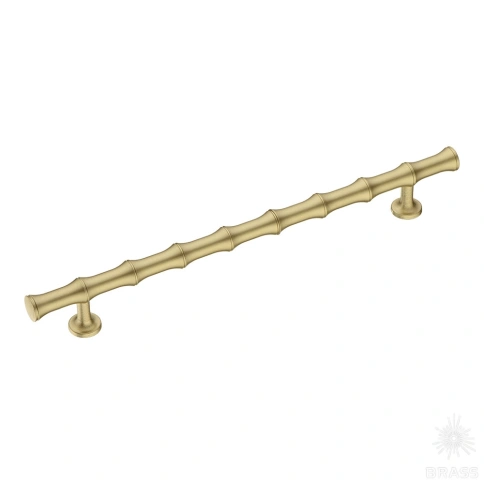 Brass Ручка скоба 9244 0224 ELX5-ELX5 брашированная латунь 224 мм фото 1