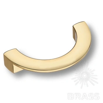 Brass Ручка скоба 5430 Gold глянцевое золото 96 мм фото 1
