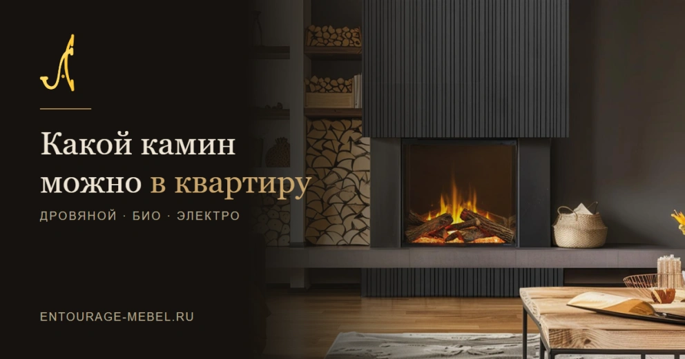 Какой камин можно поставить в квартире: дровяной, биокамин или электрокамин