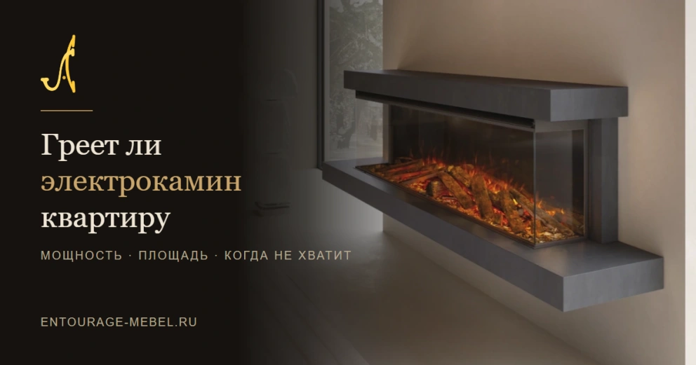 Греет ли электрокамин квартиру?